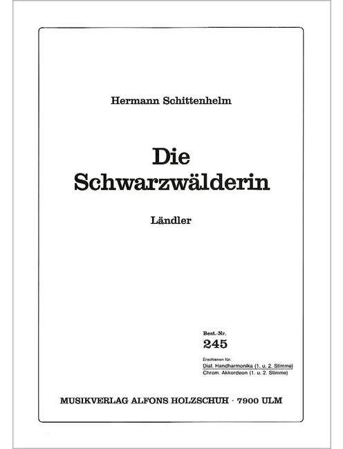 Die Schwarzwaelderin